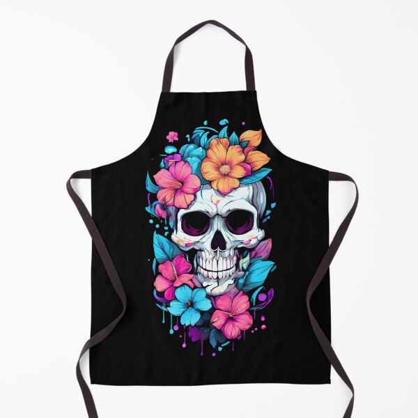 Item preview, Flowered Skulls Graphic Tee Design designed and sold by Mechanical-Artt.