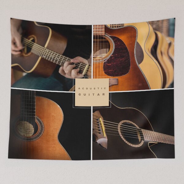 Item preview, The Acoustic Guitar In The Spotlight designed and sold by BrightrDayMusicArt.