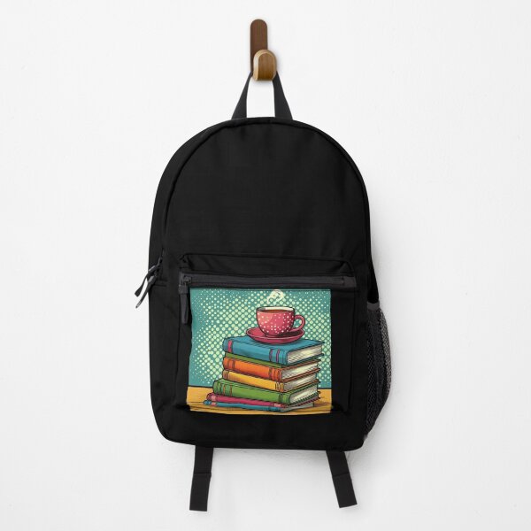 Item preview, Books and Coffee Pop Art Style designed and sold by artofuniverse.