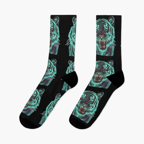 Item preview, Neon Roaring Tiger Collection designed and sold by AI-Only Creations.