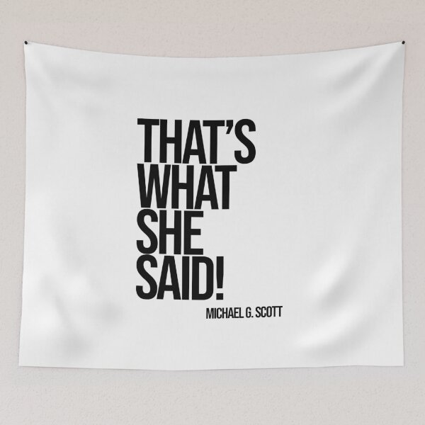 Item preview, Michael Scott The Office Funny Quote designed and sold by Enea Kelo.