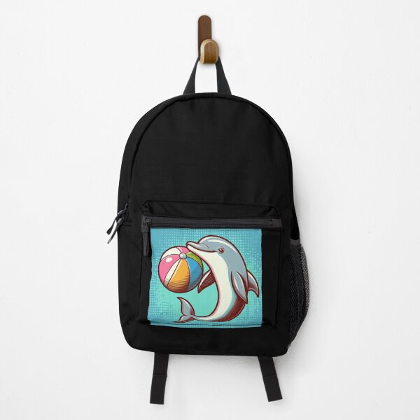 Item preview, Playful Dolphin Pop Art Style designed and sold by artofuniverse.