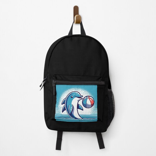 Item preview, Playful Dolphin Pop Art Style designed and sold by artofuniverse.