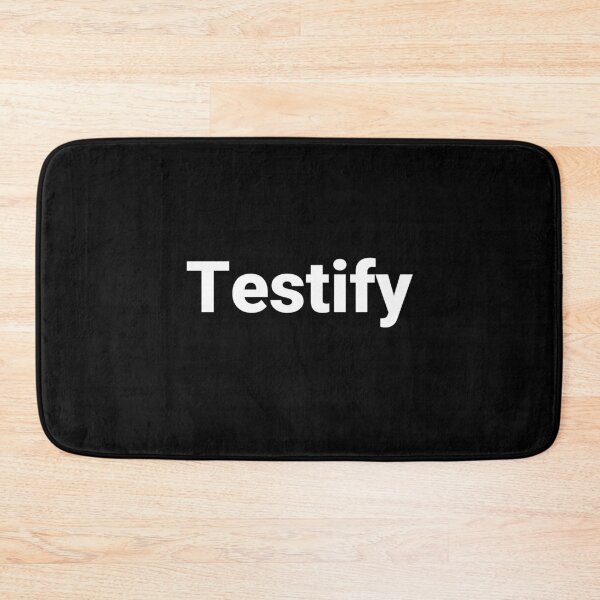 Item preview, Testify designed and sold by Text-based T-Shirts and Gifts.