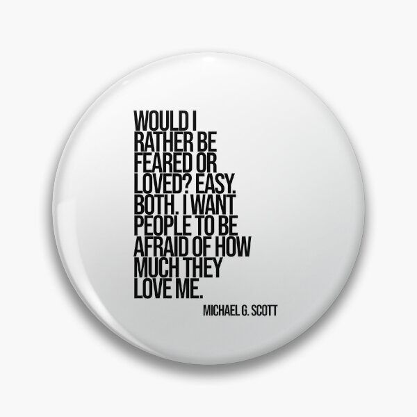 Item preview, Michael Scott The Office Funny Quote designed and sold by Enea Kelo.