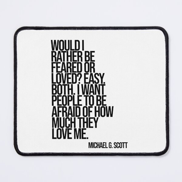Item preview, Michael Scott The Office Funny Quote designed and sold by Enea Kelo.