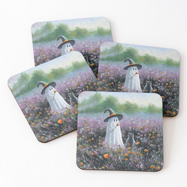 Item preview, ghost wandering in the wildflower meadow 040 designed and sold by Ghosture.