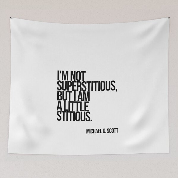 Item preview, Michael Scott The Office Funny Quote designed and sold by Enea Kelo.