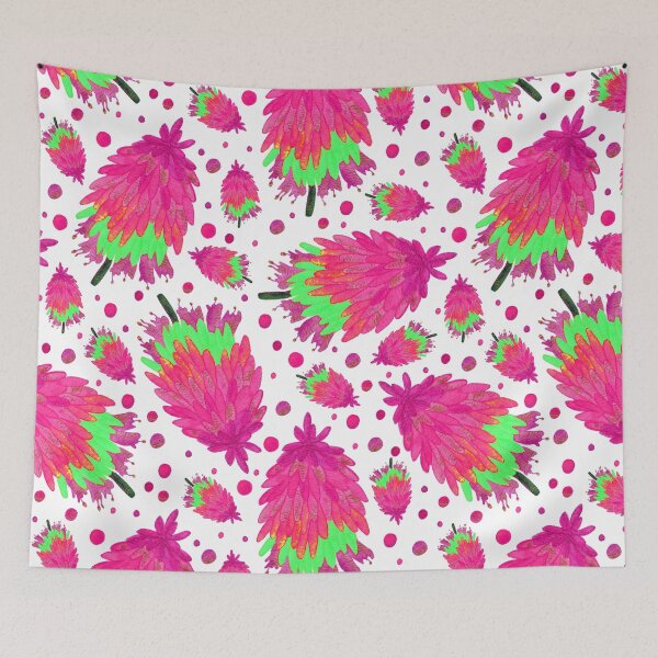 Item preview, Red Hot Poker- Pink&Green designed and sold by deblevart.
