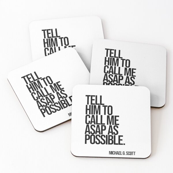 Item preview, Michael Scott The Office Funny Quote designed and sold by Enea Kelo.