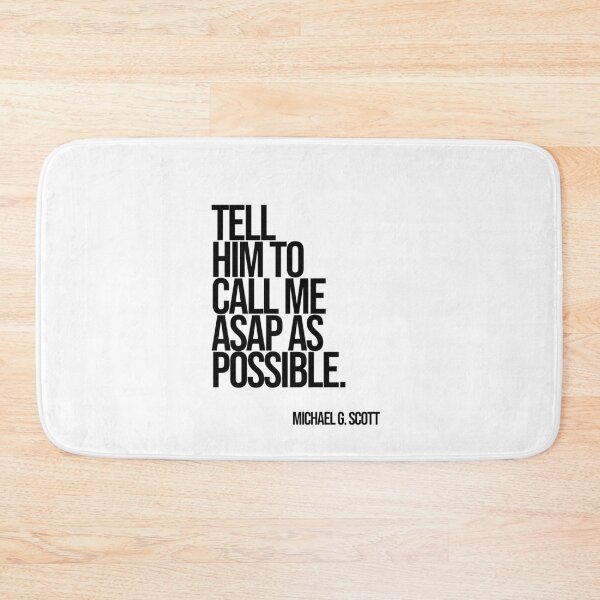 Item preview, Michael Scott The Office Funny Quote designed and sold by Enea Kelo.