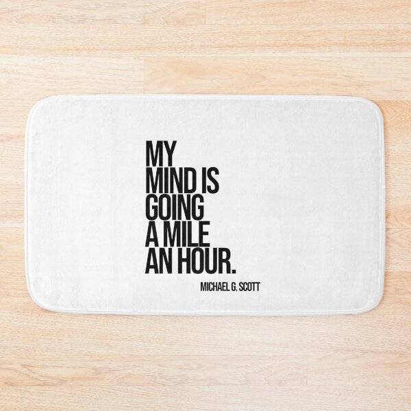 Item preview, Michael Scott The Office Funny Quote designed and sold by Enea Kelo.