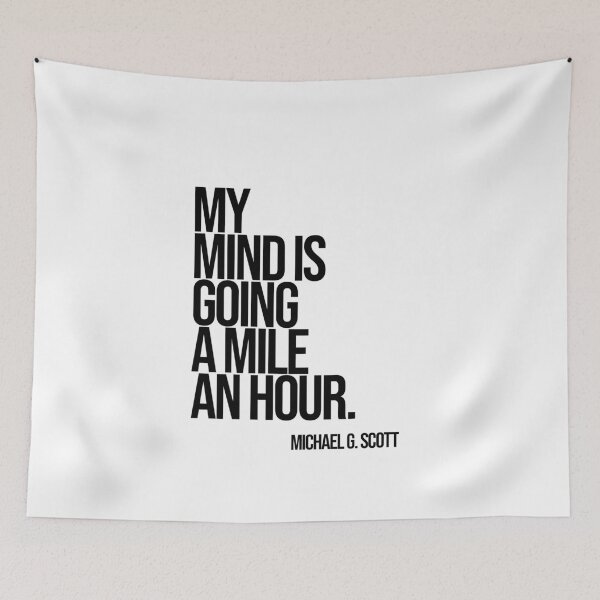 Item preview, Michael Scott The Office Funny Quote designed and sold by Enea Kelo.