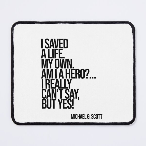 Item preview, Michael Scott The Office Funny Quote designed and sold by Enea Kelo.