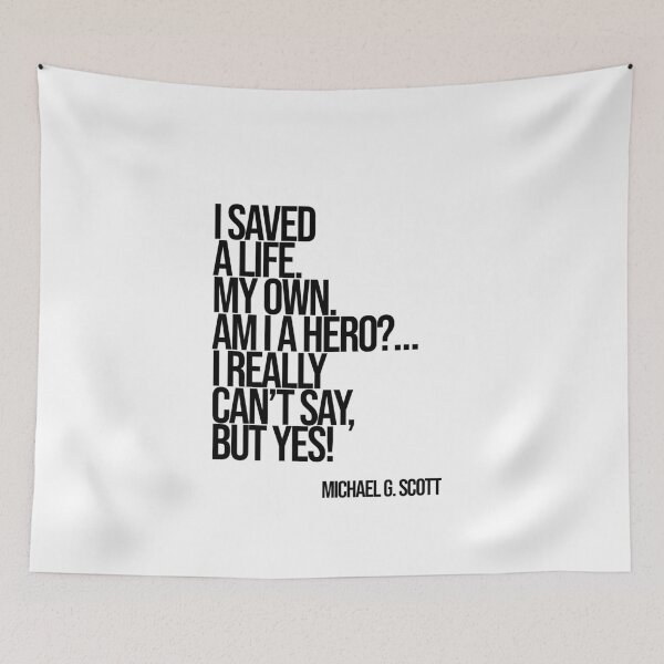 Item preview, Michael Scott The Office Funny Quote designed and sold by Enea Kelo.