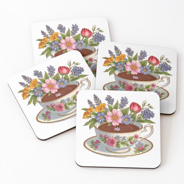 Item preview, Floral coffee cup  designed and sold by Rislam.