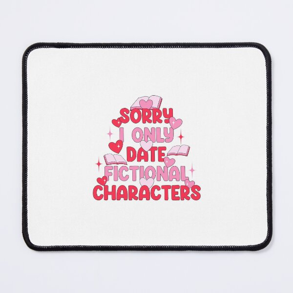 Item preview, Sorry I only date fictional characters Kindle bookish sticker designed and sold by Yaffa Store.