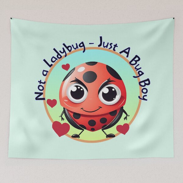 Item preview, Not a Ladybug - Just a Bug Boy - Cute Toddler Design designed and sold by SportyAndArtful.