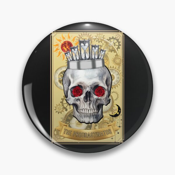 Item preview, The Procrastinator Funny Tarot Playing Card designed and sold by TMG Tees.
