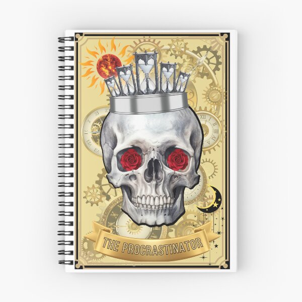 Item preview, The Procrastinator Funny Tarot Playing Card designed and sold by TMG Tees.