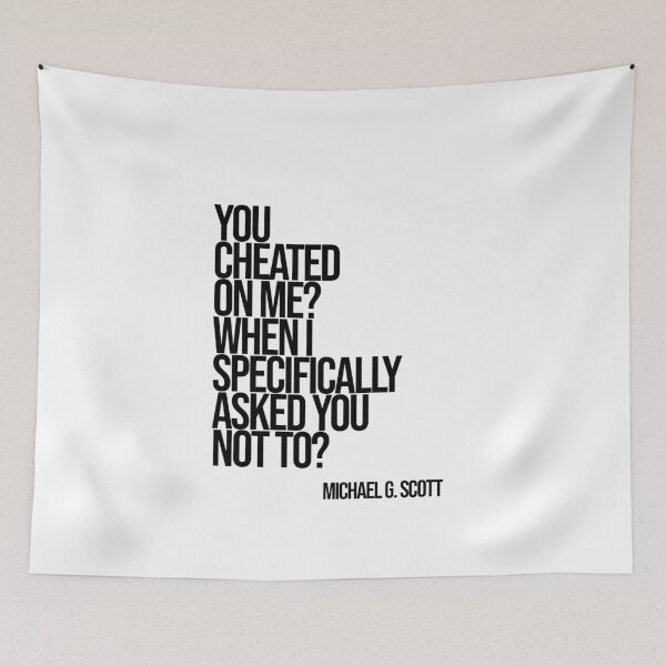 Item preview, Michael Scott The Office Funny Quote designed and sold by Enea Kelo.