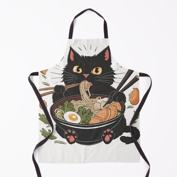 Item preview, Cat Eats Ramen designed and sold by universe-hold ⭐⭐⭐⭐⭐.