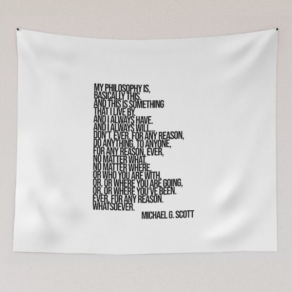 Item preview, Michael Scott The Office Funny Quote designed and sold by Enea Kelo.