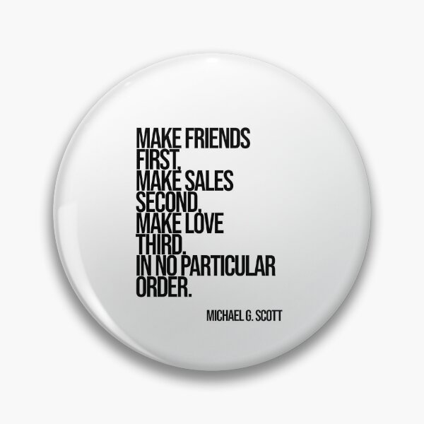 Item preview, Michael Scott The Office Funny Quote designed and sold by Enea Kelo.