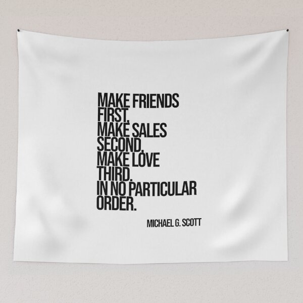 Item preview, Michael Scott The Office Funny Quote designed and sold by Enea Kelo.