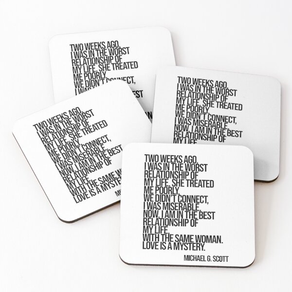 Item preview, Michael Scott The Office Funny Quote designed and sold by Enea Kelo.