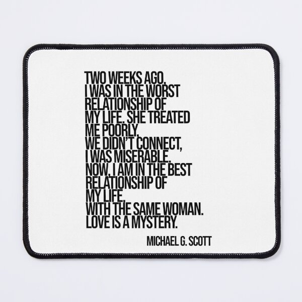Item preview, Michael Scott The Office Funny Quote designed and sold by Enea Kelo.