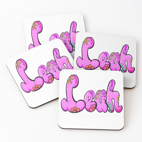 Item preview, Leah in Pink - Popular Girls and womens Personalized Custom name Leah designed and sold by Artonmytee.