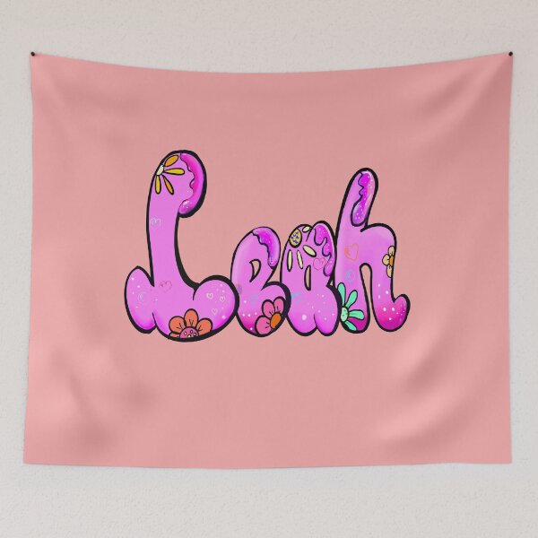 Item preview, Leah in Pink - Popular Girls and womens Personalized Custom name Leah designed and sold by Artonmytee.