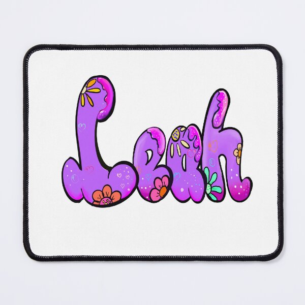 Item preview, Leah in purple - Popular Girls and womens Personalized Custom name Leah designed and sold by Artonmytee.