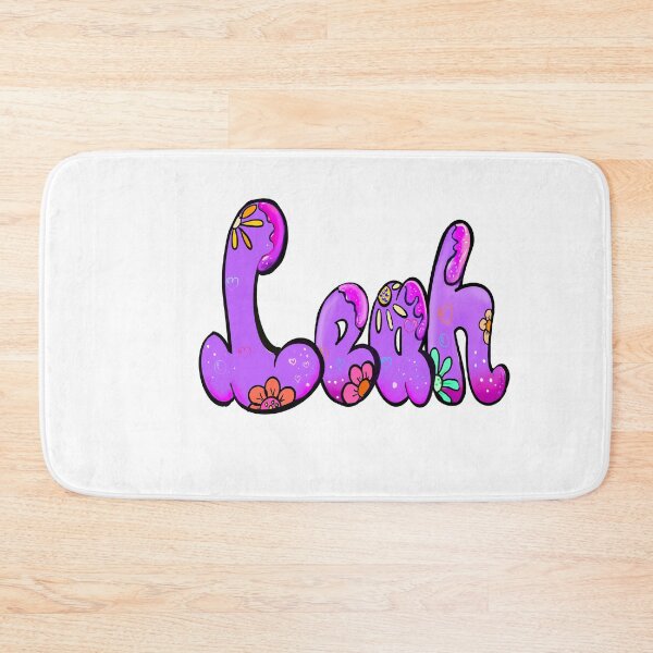 Item preview, Leah in purple - Popular Girls and womens Personalized Custom name Leah designed and sold by Artonmytee.