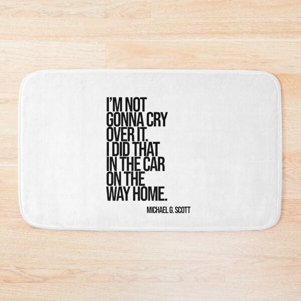 Item preview, Michael Scott The Office Funny Quote designed and sold by Enea Kelo.