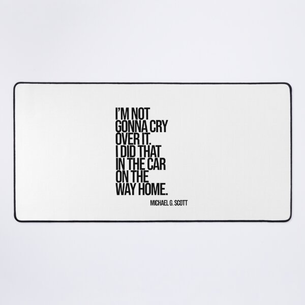 Item preview, Michael Scott The Office Funny Quote designed and sold by Enea Kelo.