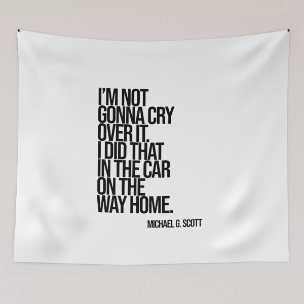 Item preview, Michael Scott The Office Funny Quote designed and sold by Enea Kelo.