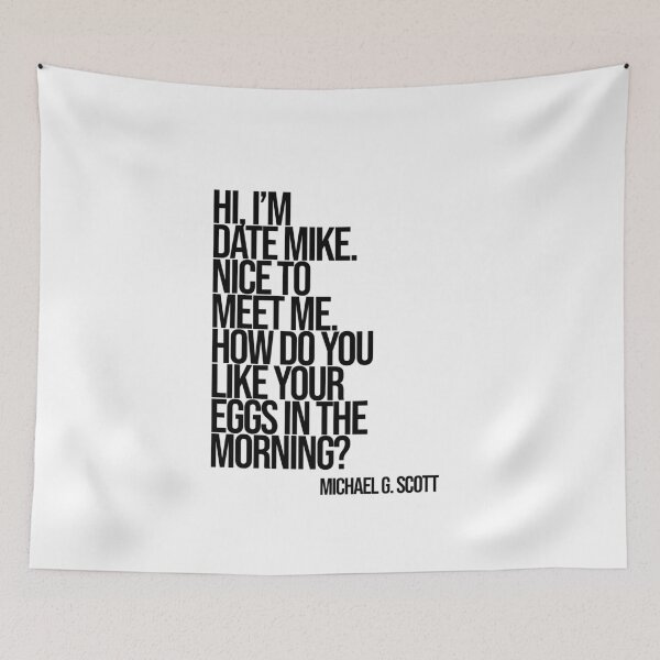 Item preview, Michael Scott The Office Funny Quote designed and sold by Enea Kelo.