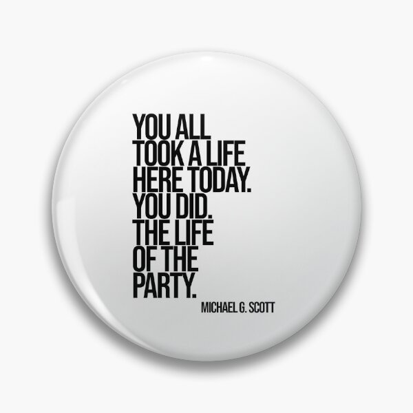 Item preview, Michael Scott The Office Funny Quote designed and sold by Enea Kelo.