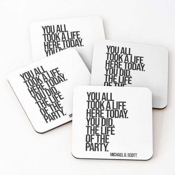 Item preview, Michael Scott The Office Funny Quote designed and sold by Enea Kelo.