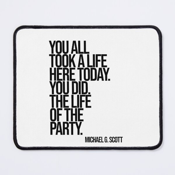 Item preview, Michael Scott The Office Funny Quote designed and sold by Enea Kelo.