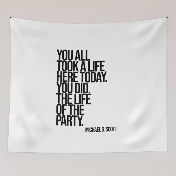 Item preview, Michael Scott The Office Funny Quote designed and sold by Enea Kelo.