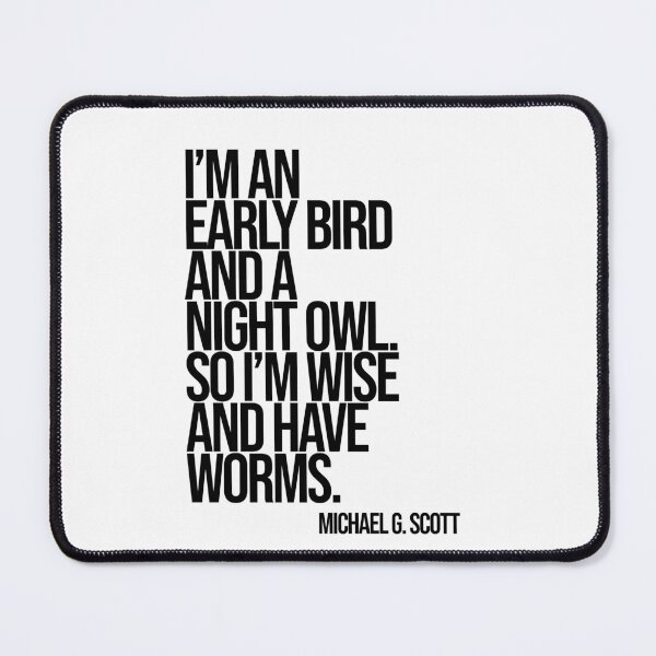 Item preview, Michael Scott The Office Funny Quote designed and sold by Enea Kelo.