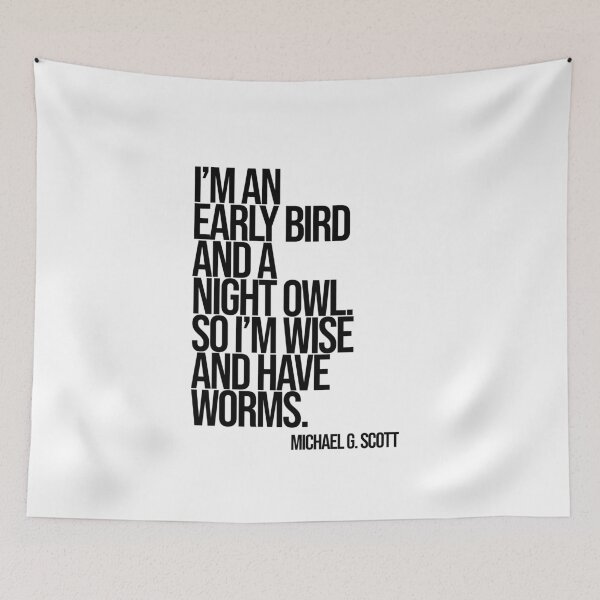 Item preview, Michael Scott The Office Funny Quote designed and sold by Enea Kelo.