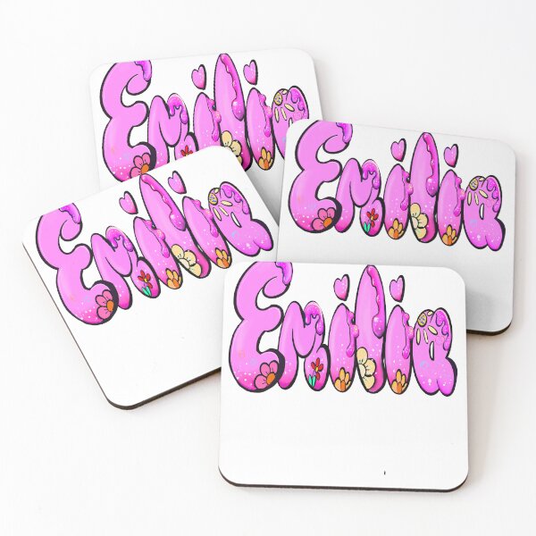 Item preview, Emilia in pink Popular Girls and womens Personalized Custom name Emilia designed and sold by Artonmytee.