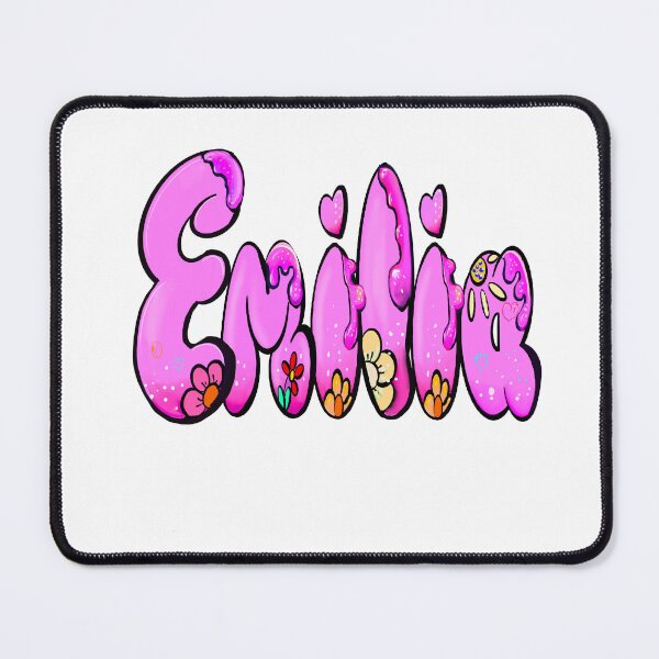 Item preview, Emilia in pink Popular Girls and womens Personalized Custom name Emilia designed and sold by Artonmytee.