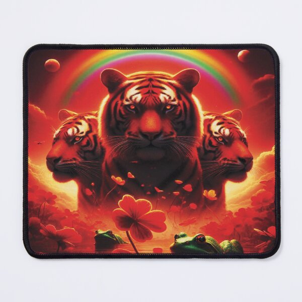 Item preview, THREE RED BENGAL TIGERS designed and sold by BUDA999.