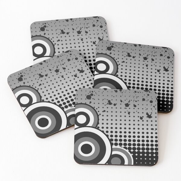 Item preview, black and white abstract frutiger metro pattern designed and sold by meuliasshop.