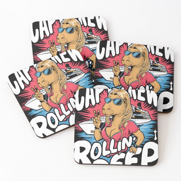 Item preview, Capybara Capy Crew Rolling Deep Vacation designed and sold by KitonicTees.